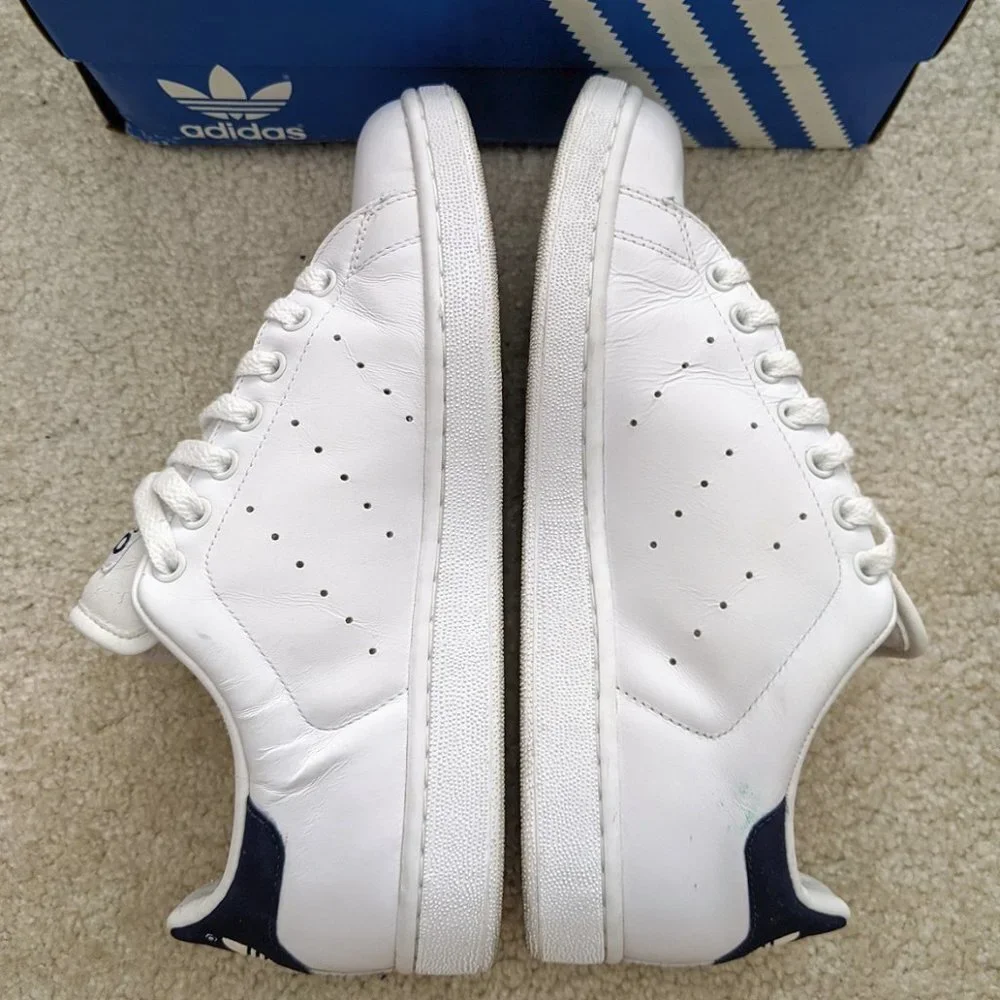 Adidas Stan Smith white/blue size 10 (2002 vintage version)